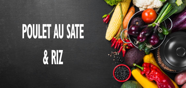 Poulet sauce saté