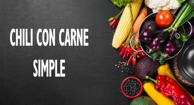 Chili con carné simple