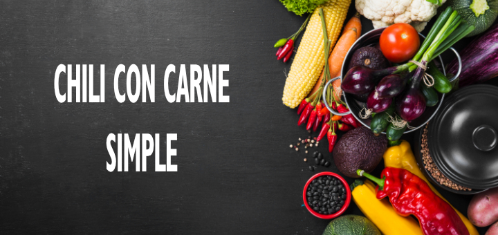 Chili con carné simple